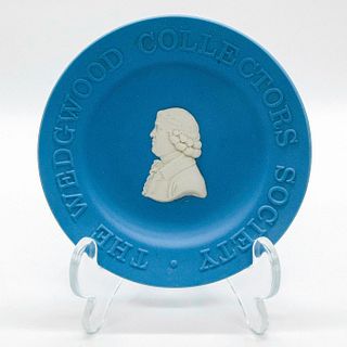 Wedgwood Pale Blue Jasperware Round Tray, Josiah Wedgwood