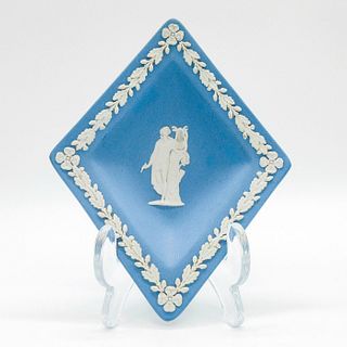 Wedgwood Pale Blue Jasperware, Diamond Shaped Tray