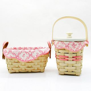 2 Longaberger Mini Baskets, American Cancer Society