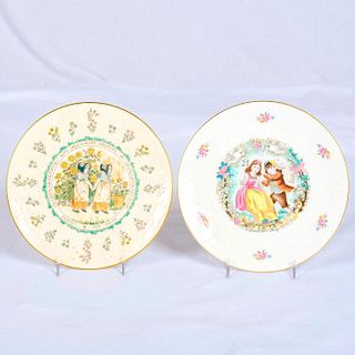 2pc Royal Doulton Collectible Plates