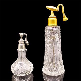 Vintage Cut Glass Atomizer Perfume Bottles