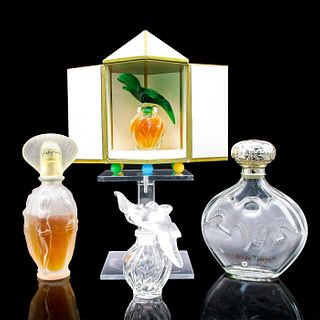 4pc Decorative Glass Perfume Bottles With Perfume
