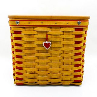 Longaberger Heirloom Large Sweetest Gift Basket With Lid
