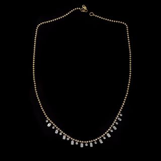Diamond and 14K Necklace