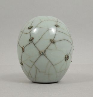 Guan Ware type Porcelain Water Drop Jar.
