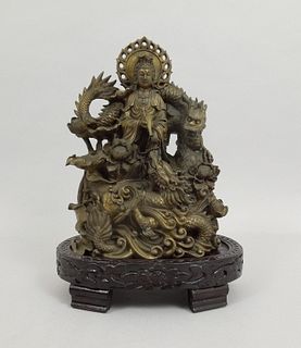 Bronze Figure of the Quan Yin Buddhist.