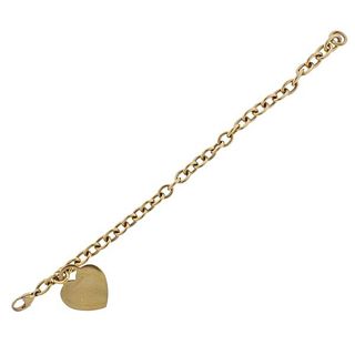 Tiffany &amp; Co 18k Gold Heart Tag Bracelet
