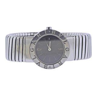 Bvlgari Bulgari Tubogas Steel Watch Bracelet BB262TS