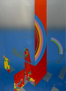 Anthony Benjamin (British, 1931-2002). Untitled limited edition screenprint, 1986. Signed, dated and