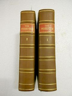 The PRECEPTOR in two vols., London 1769, 5th edition, 8vo, six folding maps with outline colour (inc