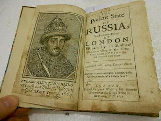 COLLINS (Samuel) The Present State of Russia, London: John Winter for Dorman Newman, 1671, small 8vo