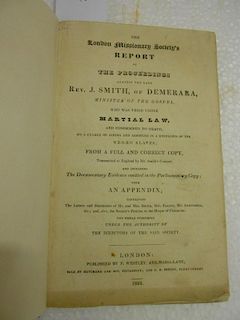 Anti-Slavery. The London Missionary Society's Report of the Proceedings against the late Rev. J. Smi