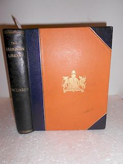 Badminton Library. BROADFOOT (William) Billiards, 1896, large paper edition no.193 of 250 copies, pl
