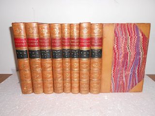 GREVILLE (Charles C.) The Greville Memoirs, in eight vols., 1874-1887, 8vo, originally issued in thr