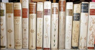 Bindings, mainly Canterbury Press series, 13 various volumes, circa 1900, most square 12mo, with vel