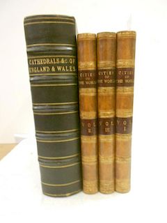 HODDER (Edwin) Cities of the World, 1882, 4to, in three vols., illustrations, half calf; BONNEY (Pro