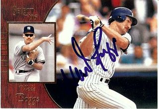 Wade Boggs Signed Autographed Baseball Card 1996 Select #1 Yankees