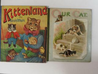 WAIN (Louis) Kittenland, Verses by Clifton Bingham, no date, seven colour illustrations (including o