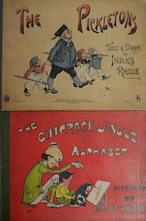 RHODE (Ingles) The Pickletons; The Gimcrack Jingle Alphabet; both Dean & Son no date [c.1890], oblon