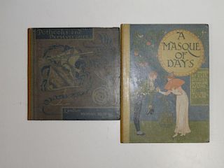 CRANE (Walter) A Masque of Days, Cassell & Co 1901, publisher's 8pp catalogue inserted at rear, pict