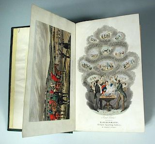 ALKEN (H) Illustrator. Jorrocks's Jaunts..., second edition London; Rudolph Ackermann 1843, 8vo, col