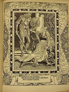 SPENSER (Edmund) The Faerie Queene, edited by Thomas Wise, 4to, 6 vols, illustrated by Walter Crane,