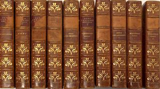 AUSTEN (Jane), Works, Winchester Edition, 1906, 8vo, 10 vols, half calf (lacking some spine labels),