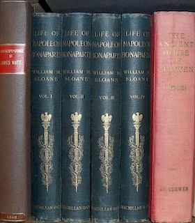 Literature. STARK (Freya) Letters, eight vols., Compton Press 1974-1982, dust wrappers; SLOANE (W.M.