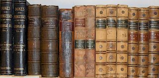 Collection of mainly 18th and 19th century historical literature, much of which repaired or rebound,
