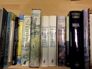ADAMS (Richard) Collection of first editions, mostly signed copies, good or fine in dust wrappers, i