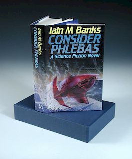 BANKS (Iain M) Consider Phlebas, first edition London: Macmillan, 1987, signed numbered 164 of 176 c