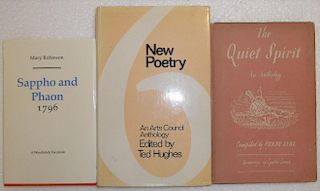 Poetry, 20th century, collection of works in hardback, paperback and pamphlet, some first edition or