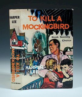 LEE (Harper) To Kill a Mockingbird, first London edition, Heinemann 1960, good in dust wrapper <br>
