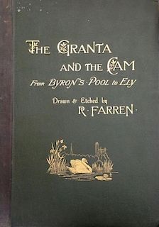 FARREN (R), The Granta and the Cam, from Byron's Pool to Ely, Cambridge, 1880, folio, vignette title