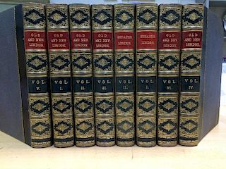 Old and New London 6 vols, Cassell & Co, small 4to, chromolithographic frontispieces, steel engraved