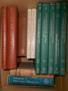 Bibliographies. WOLFF (R. L.) Nineteenth Century Fiction, five vols, 1981-86; Ruskin, two vols. Daws