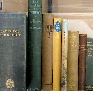 Cambridge. A collection of titles, including: ROBERTS (S.C.), The Charm of Cambridge, illustrations