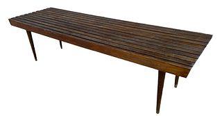 After GEORGE NELSON Slat Bench 