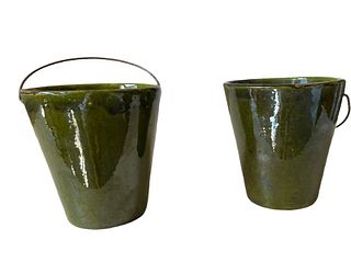 Pair of French Ceramic Garden Planters