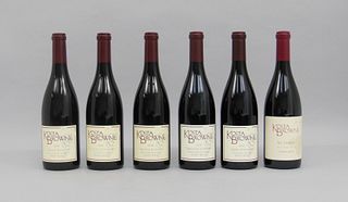 Six Kosta Browne Single Vineyard Pinot Noir.
