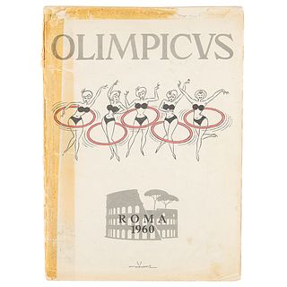 Rome 1960 Summer Olympics Program Signed by Athletes