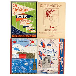 Olympic Sheet Music Booklets (4)