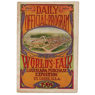 St. Louis 1904 Olympics Daily Program