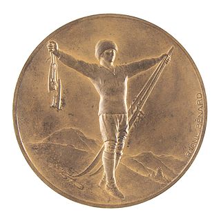 Chamonix 1924 Winter Olympics Gold Winner&#39;s Medal