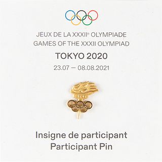 Tokyo 2020 Summer Olympics Athlete&#39;s Participation Pin