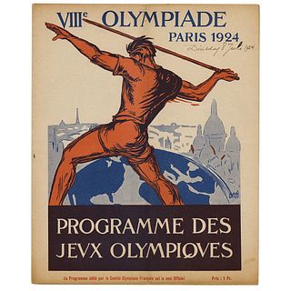 Paris 1924 Summer Olympics Daily Program