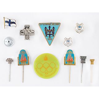 Helsinki 1952 Summer Olympics Collection of (24) Pins