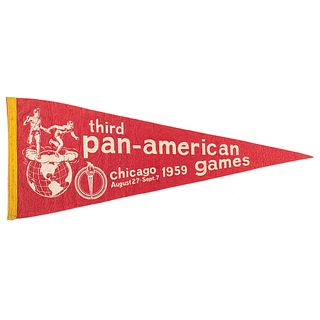 Chicago 1959 Pan American Games Pennant