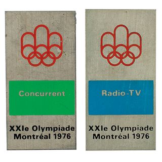 Montreal 1976 Summer Olympics (2) Badges