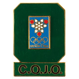 Grenoble 1968 Winter Olympics Organizing Committee Badge
